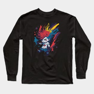Mad color guy Long Sleeve T-Shirt